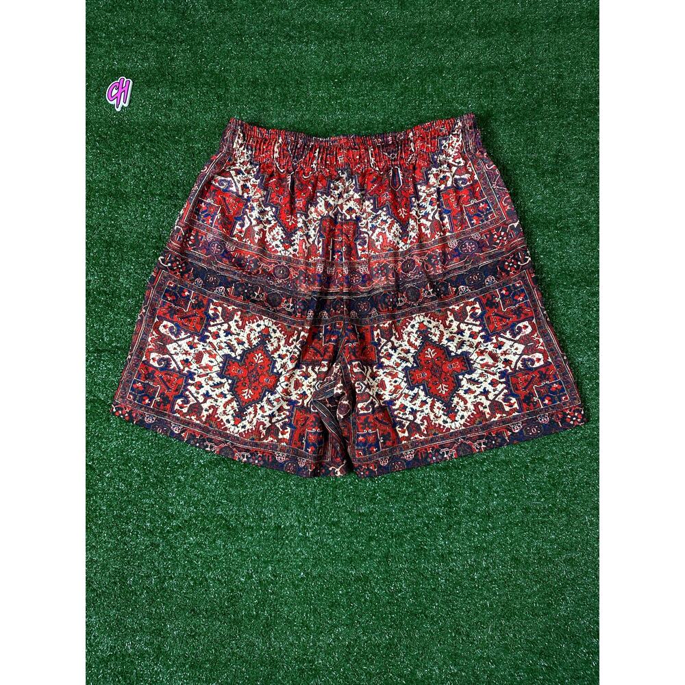 Eric Emanuel Basic Ee Red Tapestry Shorts (Used) … - image 3